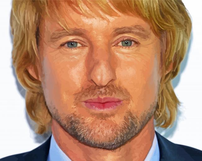 Owen Wilson Famous paint by numbers