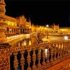 Sevilla Spain At Night paint by numbers