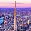 Skytree Tower paint by number