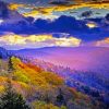 Smokey Mountains In United States paint by numbers
