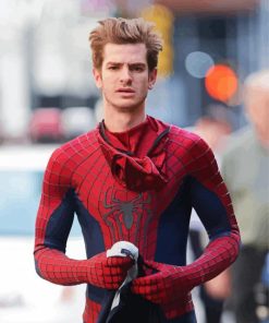Spiderman Andrew Garfield paint by numbers