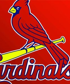 St Louis Cardinals Logo paint by number