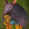 Stylish Armadillo paint by numbers