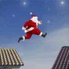 Super Santa On Roof paint by number