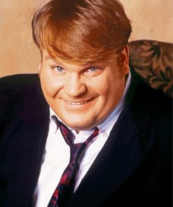 The Actor Chris Farley paint by number