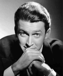 The Actor Jimmy Stewart paint by number