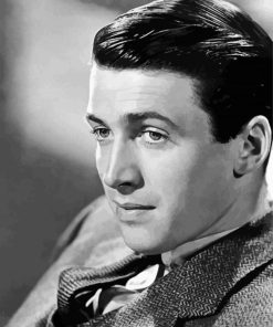 The American Actor James Stewart paint by number