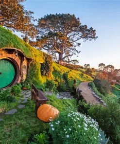 The Shire Hobbiton paint by number