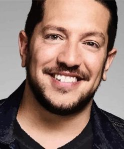The American Comedian Sal Vulcano paint by number