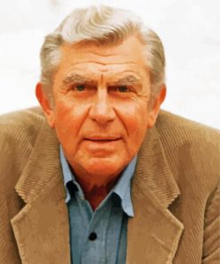 The American Actor Andy Griffith paint by number
