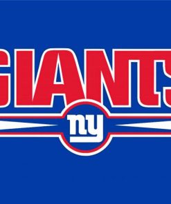 The American Football Team New York Giants Logo paint by number