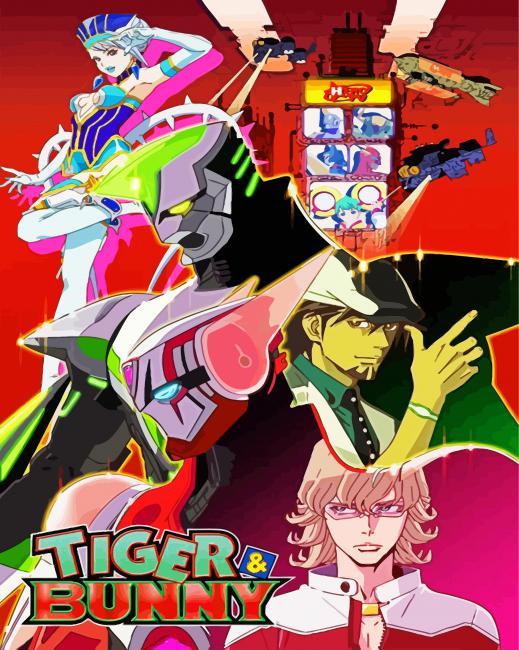The Anime Tiger And Bunny paint by numbers