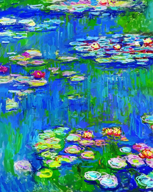 The Water Lilies Claude Monet paint by number