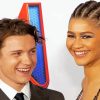 Tom Holland And Zendaya Smiling paint by number