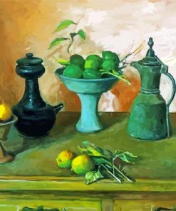 Turkish Pots And Lemons Olley Art paint by numbers