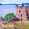 Urquhart Castle Ruin paint by number