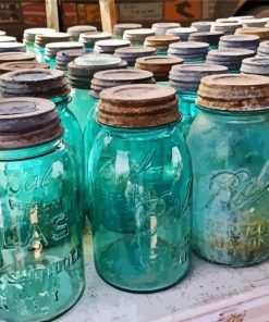 Vintage Jars paint by number