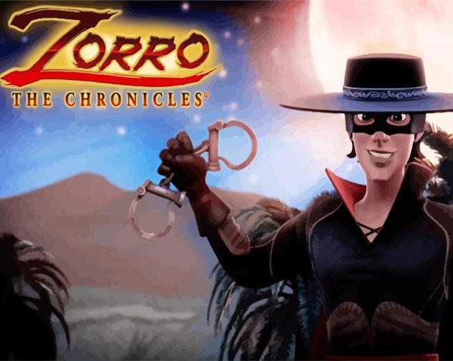 Zorro The Chronicles Animation paint by numbers
