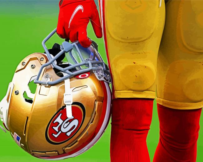 49ers Player paint by number