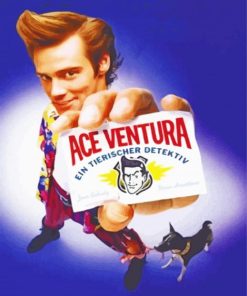 Ace Ventura Poster paint by number