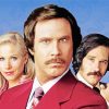 The Legend Of Ron Burgundy Movie paint by number