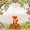 Artistic Woodland Animals paint by number
