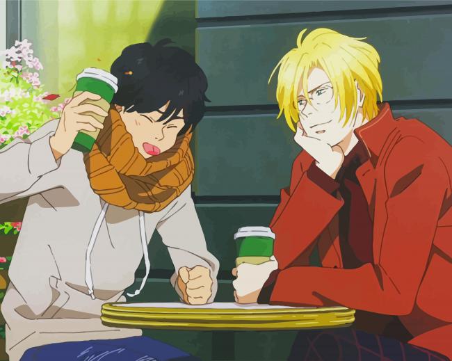 Banana Fish Characters paint by number