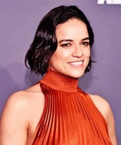 Beautiful Michelle Rodriguez paint by number