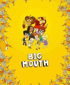 Big Mouth Animated Serie paint by number