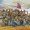 British Infantry paint by number
