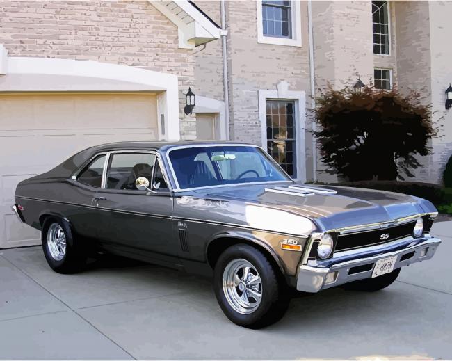 Chevy Nova Car paint by number
