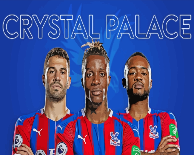 Crystal Palace Players paint by number