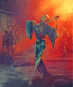 Dance Macabre Art paint by number