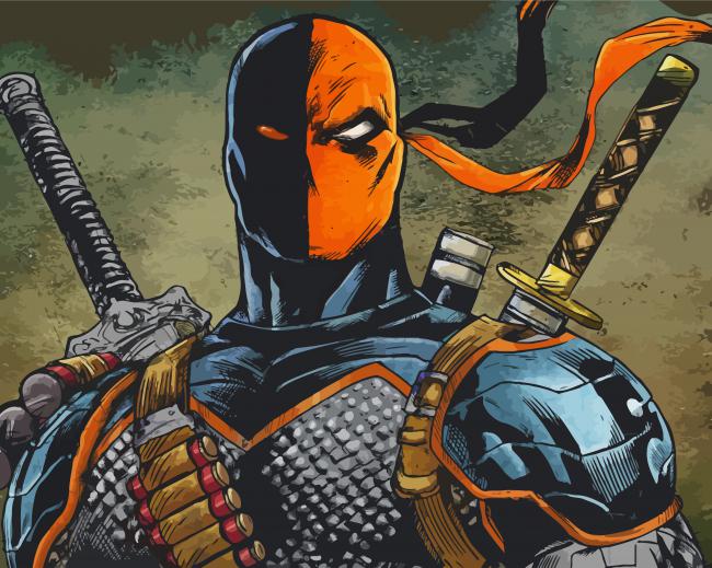 Deathstroke paint by number