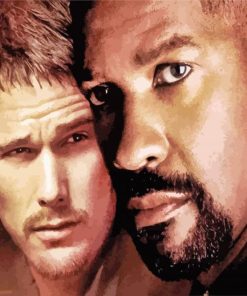 Denzel Washington And Ethan Hawke From Training Day paint by number
