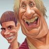 Dumb And Dumber Caricature paint by number
