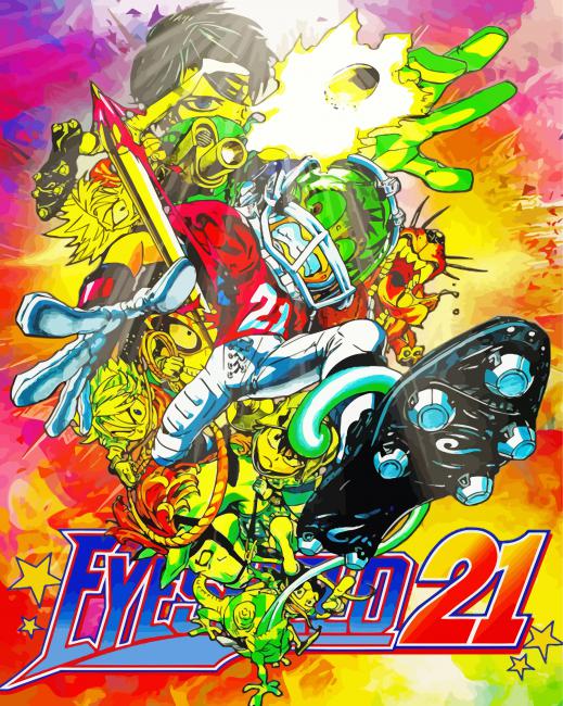 Eyeshield 21 Anime Art paint by number