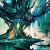 Fantasy Dream Tree paint by number