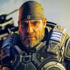 Gears Of War Game Character paint by number