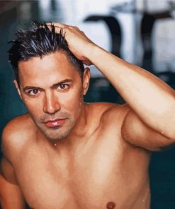 Jay Hernandez Actor paint by number