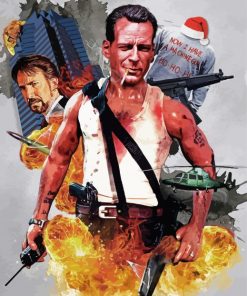 John McClane Poster paint by number