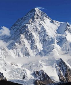 K2 Mountain paint by number