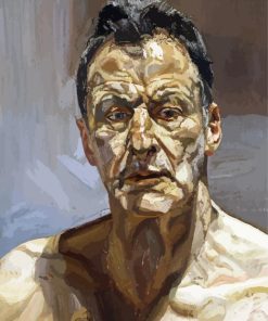 Lucian Freud Self Portrait paint by number