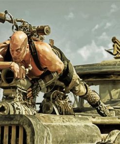Mad Max Character paint by number