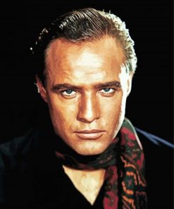 Marlon Brando paint by number