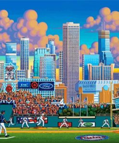 Minnesota Twins Match paint by number