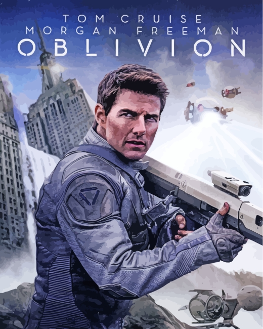 Oblivion Movie paint by number