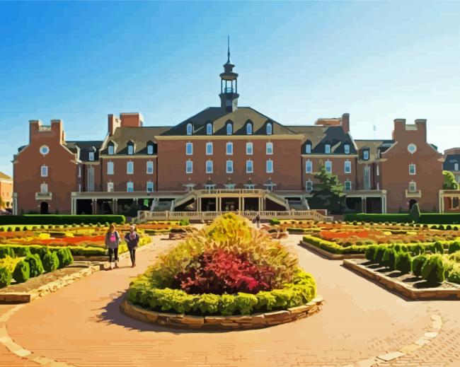 Oklahoma State University paint by number