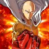 One Punch Man Character paint by number