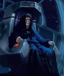 Palpatine Star Wars Character paint by number
